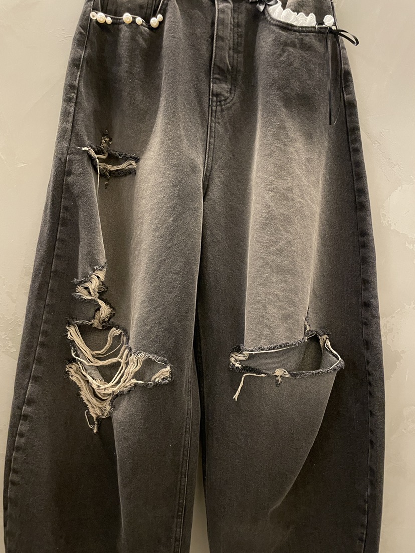 MULCUP韓國代購女裝新品人氣時尚職業26春夏休閑推薦牛仔褲MULCUP牛仔褲