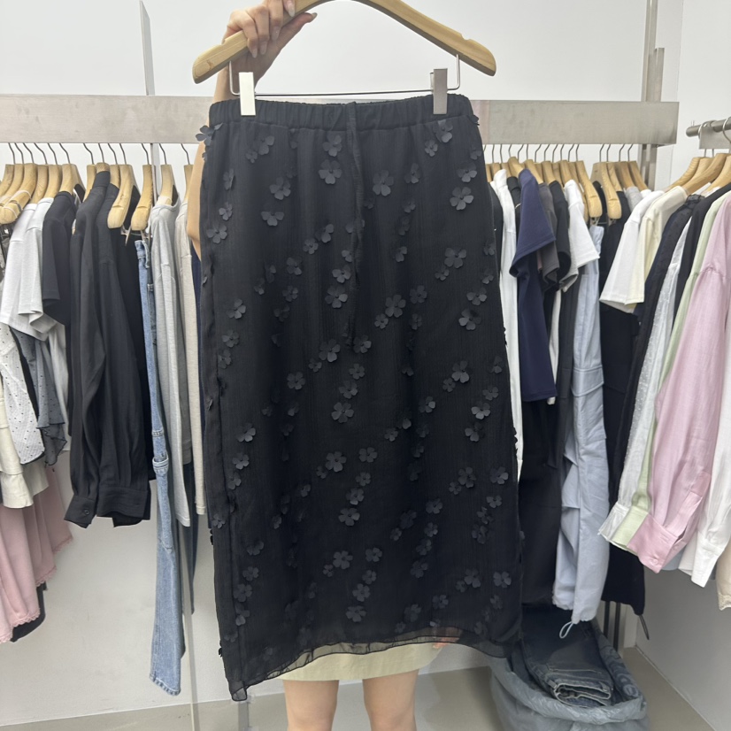 SPECIAL韓國代購女士新款推薦職業熱賣26春夏時尚休閑長裙SPECIAL長裙圖色2