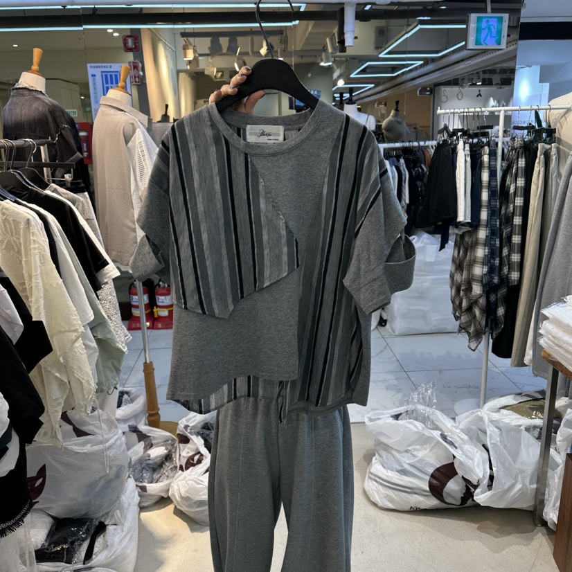 空韓國直郵女士新品職業26春夏推薦休閑熱賣人氣時尚T恤空T恤圖色1