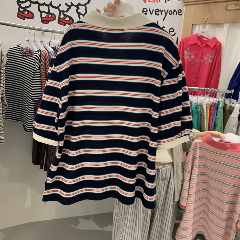 VENTI韓國直郵女裝新品休閑熱賣人氣推薦26春夏時尚職業T恤VENTIT恤