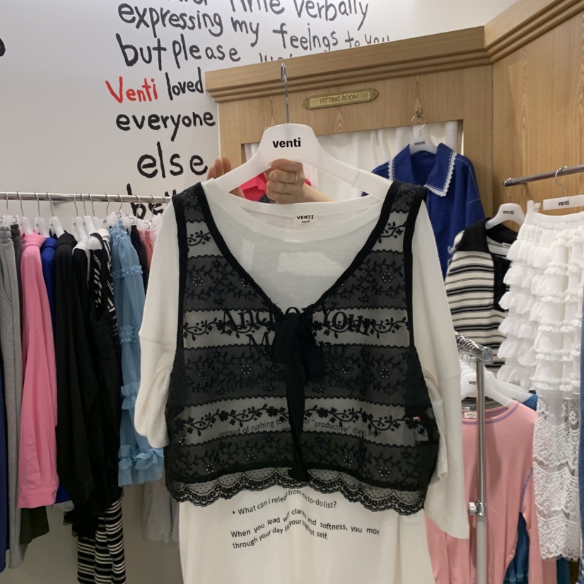 VENTI韓國東大門直郵女士新款推薦職業休閑吊帶背心不含內搭VENTI吊帶/背心圖色1