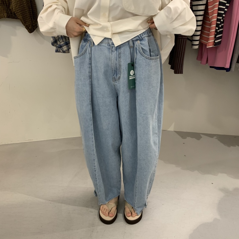 VENTI韓國直郵實拍女裝新品熱賣人氣26春夏推薦牛仔褲水洗VENTI牛仔褲圖色2