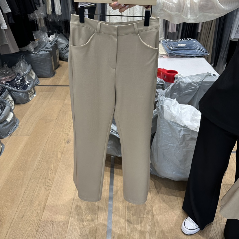 aube nunt韓國代購女裝新款人氣職業推薦26春夏熱賣休閑褲aube nunt休閑褲圖色1