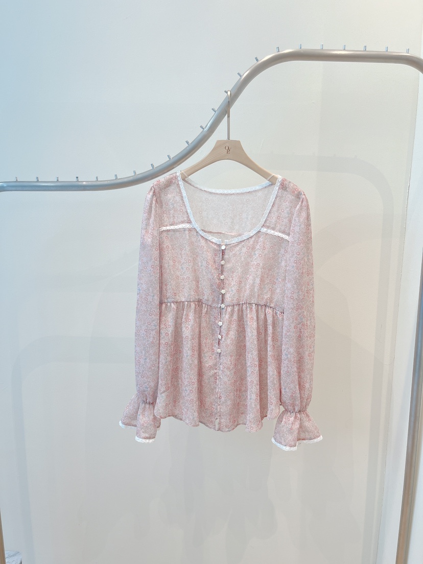 OVE韓國直郵實拍女裝新品休閑推薦時尚26春夏熱賣襯衫蕾絲衫OVE襯衫/蕾絲衫圖色3