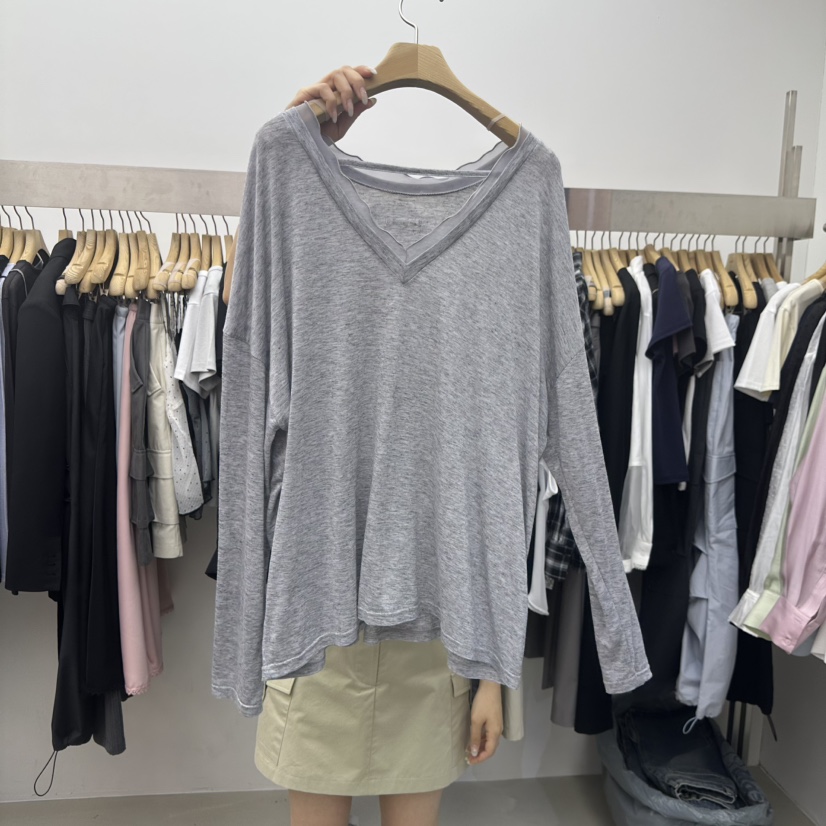 SPECIAL韓國直郵實拍女士新款職業人氣時尚熱賣長袖T恤雪紡SPECIAL長袖T恤