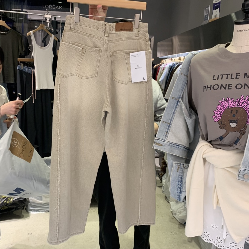 BANY ANCO韓國代購女士新品時尚熱賣人氣休閑職業牛仔褲BANY ANCO牛仔褲