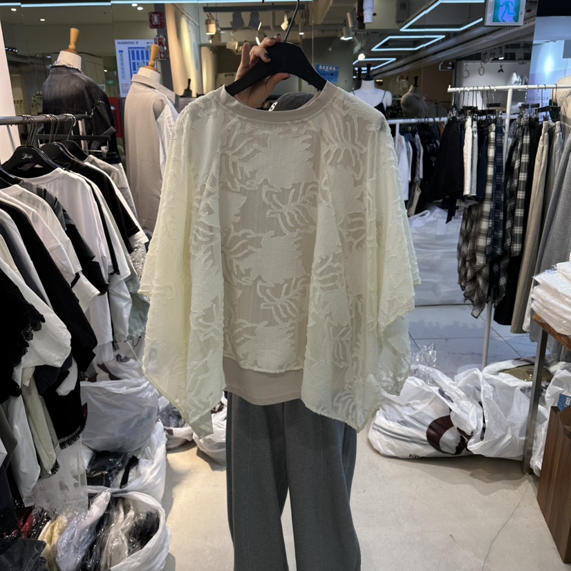 空韓國東大門直郵女裝新款人氣26春夏推薦熱賣職業時尚T恤空T恤