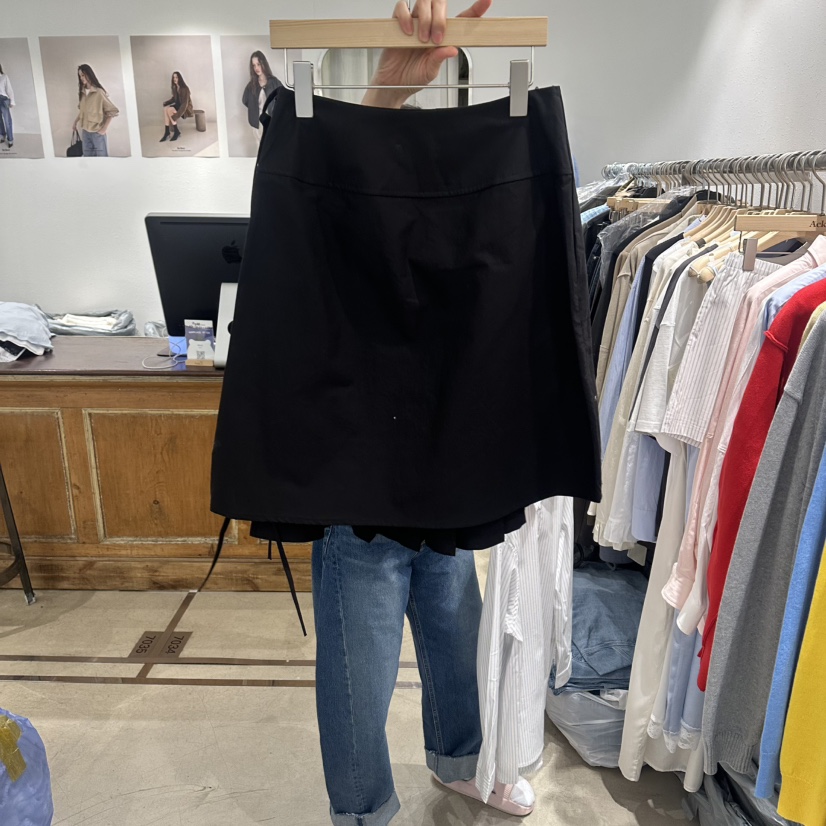 ACKER韓國代購女士新品推薦人氣時尚職業休閑短裙百褶褶裙ACKER短裙
