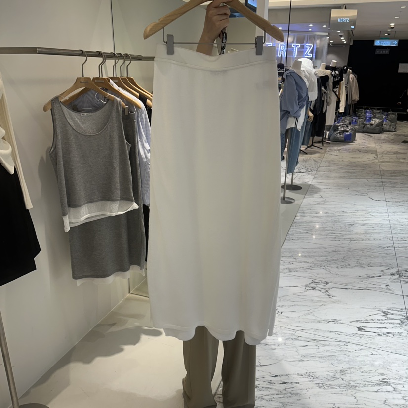 MER韓國直郵女裝新款人氣職業熱賣休閑時尚推薦26春夏長裙MER/ANGELO BIANCO長裙圖色1