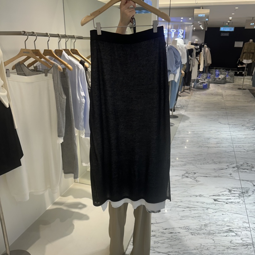 MER韓國直郵女裝新款人氣職業熱賣休閑時尚推薦26春夏長裙MER/ANGELO BIANCO長裙圖色3