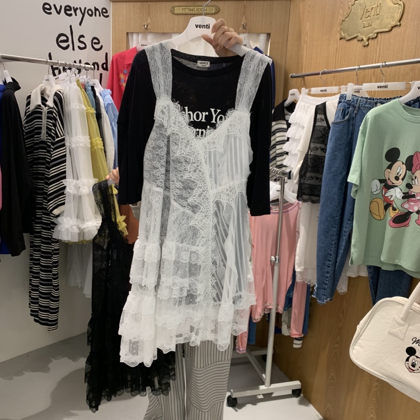 VENTI韓國東大門代購女裝新款休閑職業人氣連衣裙不含內搭VENTI連衣裙圖色1