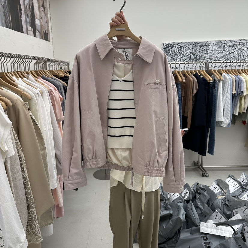 MER韓國直郵女裝新款休閑人氣時尚熱賣職業26春夏推薦夾克MER/ANGELO BIANCO夾克圖色2