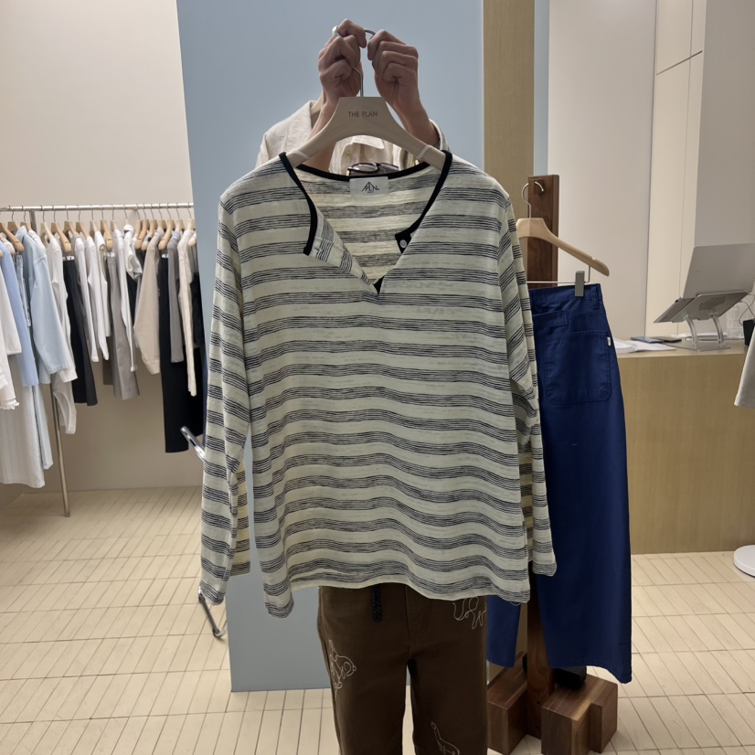 THEPLAN韓國直郵實拍女士新款職業人氣時尚熱賣休閑長袖T恤THE PLAN長袖T恤圖色2