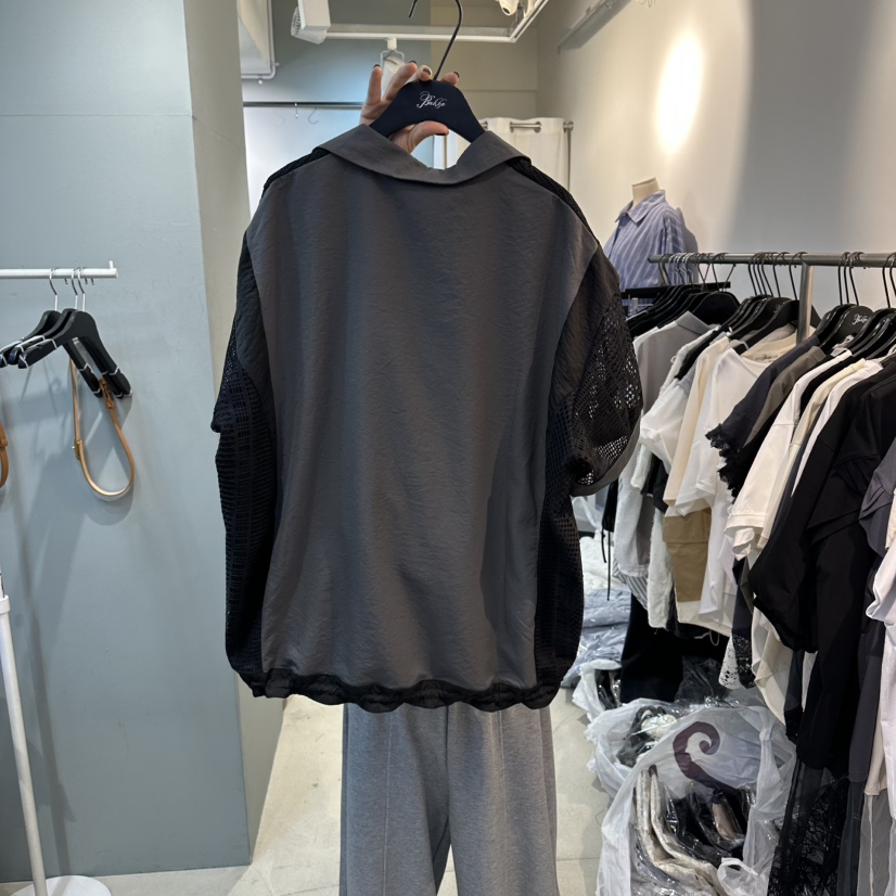 空韓國直郵女士新品熱賣職業26春夏人氣推薦時尚襯衫蕾絲衫空襯衫/蕾絲衫