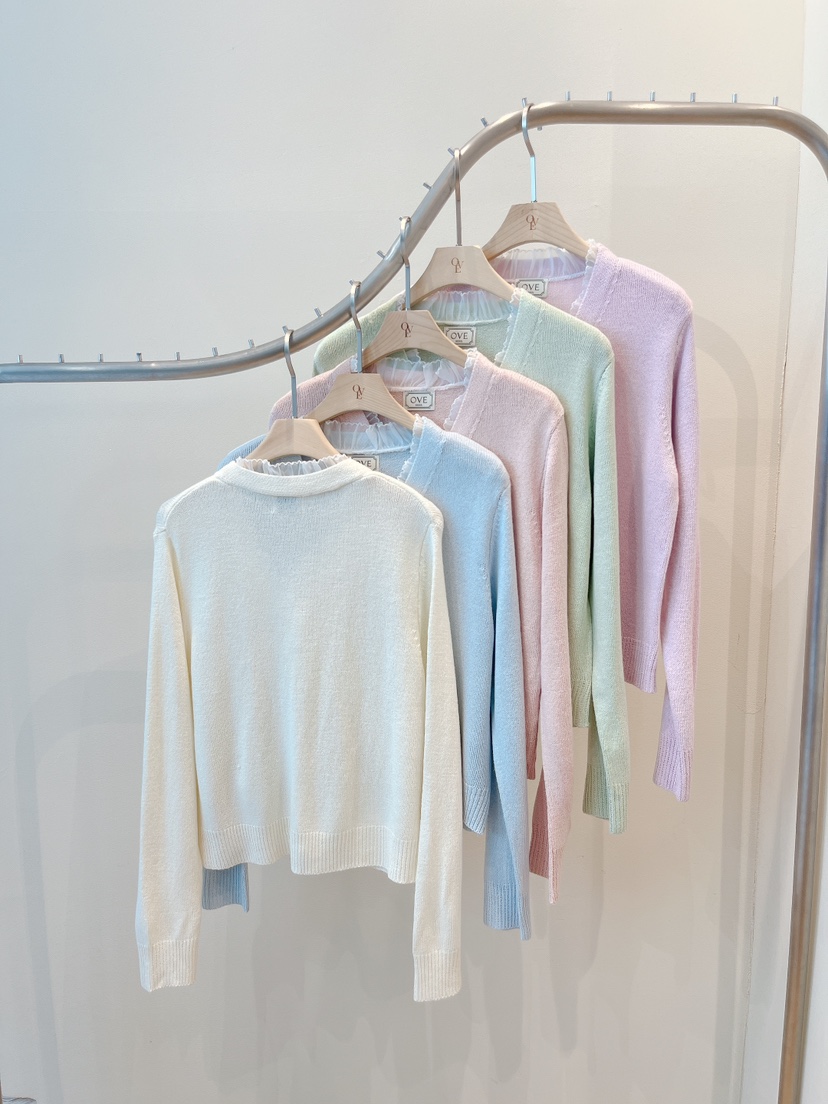 OVE韓國代購女裝新款人氣時尚職業休閑推薦26春夏熱賣針織衫OVE針織衫