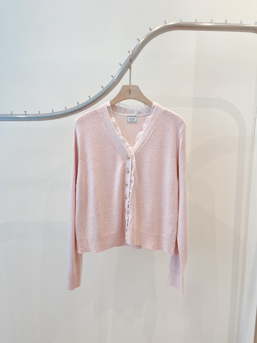 OVE韓國代購女裝新款人氣時尚職業休閑推薦26春夏熱賣針織衫OVE針織衫圖色2