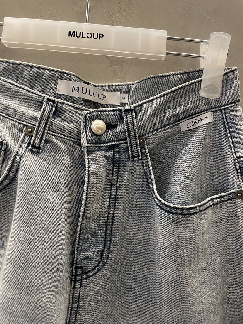 MULCUP韓國東大門代購女裝新款人氣熱賣時尚推薦26春夏牛仔褲MULCUP牛仔褲
