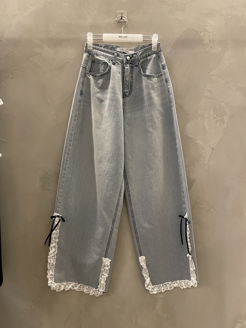 MULCUP韓國東大門代購女裝新款人氣熱賣時尚推薦26春夏牛仔褲MULCUP牛仔褲圖色1