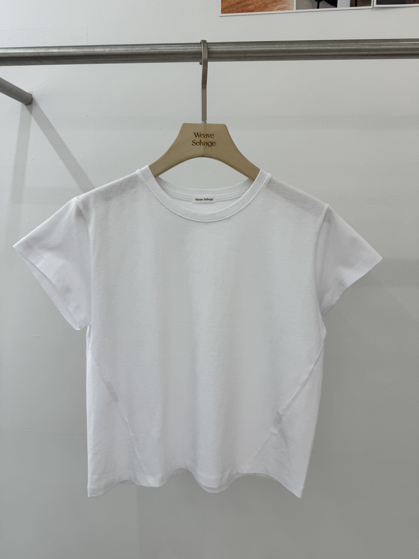 WEAUE SELVAGE韓國直郵實拍女士新品熱賣推薦職業休閑T恤Weave SelvageT恤圖色1