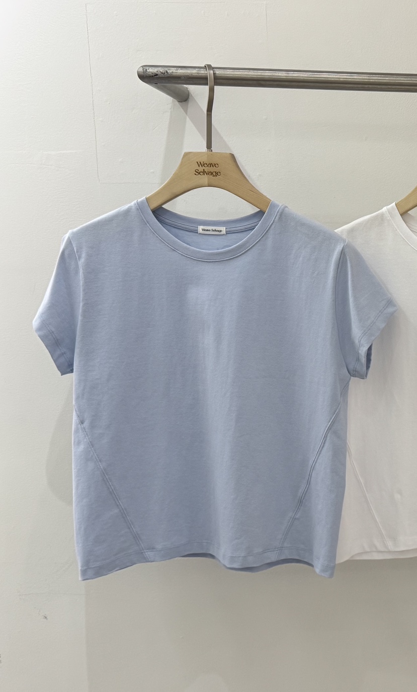 WEAUE SELVAGE韓國直郵實拍女士新品熱賣推薦職業休閑T恤Weave SelvageT恤圖色3