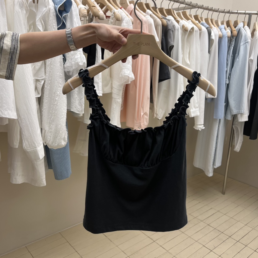 THEPLAN韓國東大門直郵女裝新品熱賣時尚休閑職業吊帶背心THE PLAN吊帶/背心圖色1