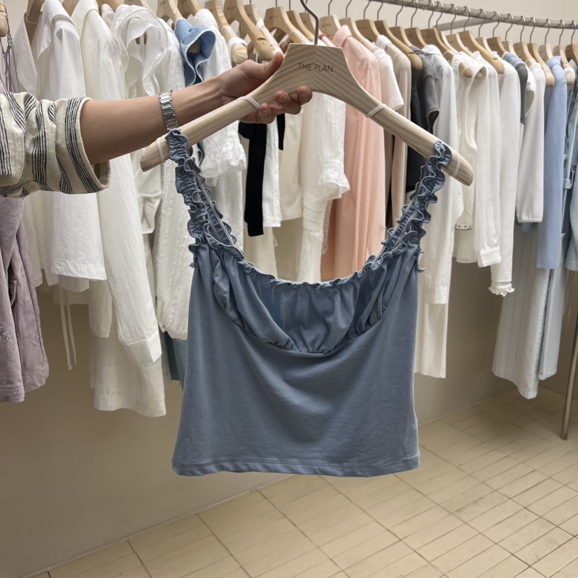 THEPLAN韓國東大門直郵女裝新品熱賣時尚休閑職業吊帶背心THE PLAN吊帶/背心圖色2