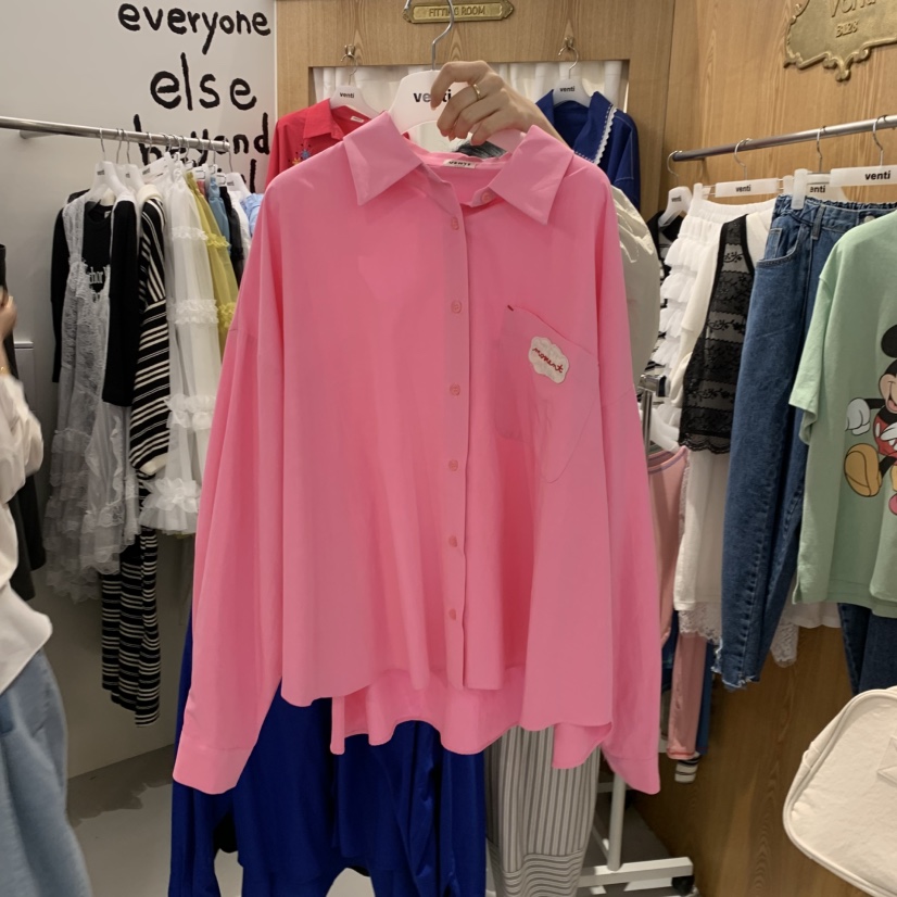 VENTI韓國東大門代購女裝新款人氣熱賣休閑職業襯衫蕾絲衫VENTI襯衫/蕾絲衫圖色1