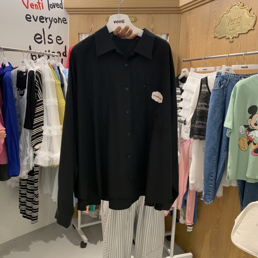 VENTI韓國東大門代購女裝新款人氣熱賣休閑職業襯衫蕾絲衫VENTI襯衫/蕾絲衫圖色4