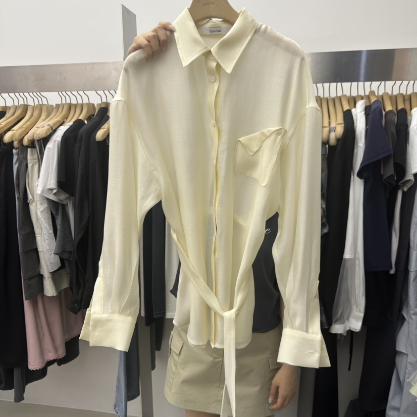 SPECIAL韓國東大門直郵女裝新款熱賣推薦時尚職業襯衫蕾絲衫SPECIAL襯衫/蕾絲衫圖色3