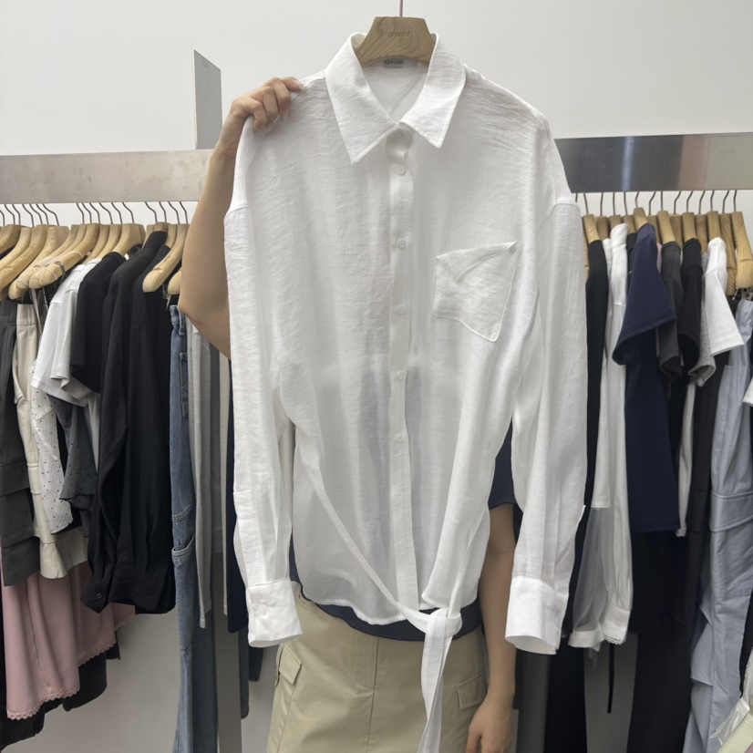 SPECIAL韓國東大門直郵女裝新款熱賣推薦時尚職業襯衫蕾絲衫SPECIAL襯衫/蕾絲衫圖色5