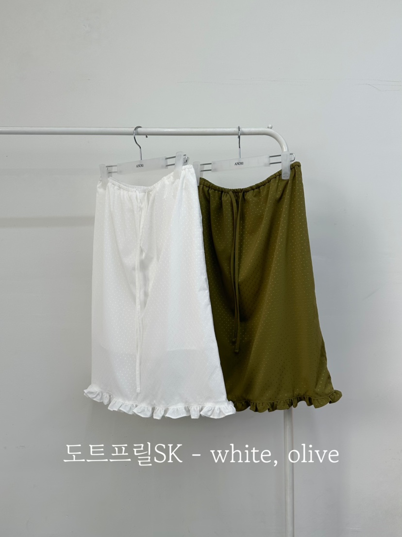 ANOU韓國東大門代購女裝新款推薦休閑時尚26春夏半身裙中短裙ANOU半身裙/中短裙