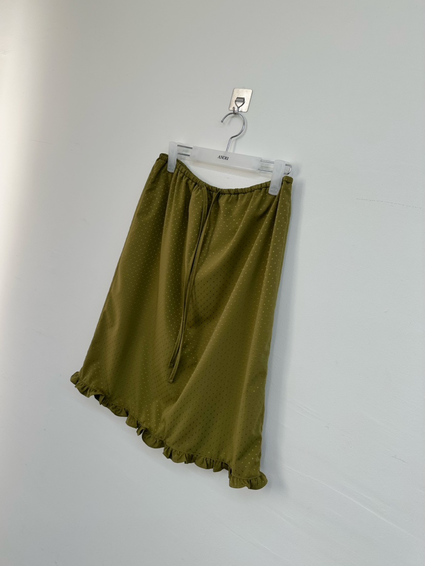 ANOU韓國東大門代購女裝新款推薦休閑時尚26春夏半身裙中短裙ANOU半身裙/中短裙