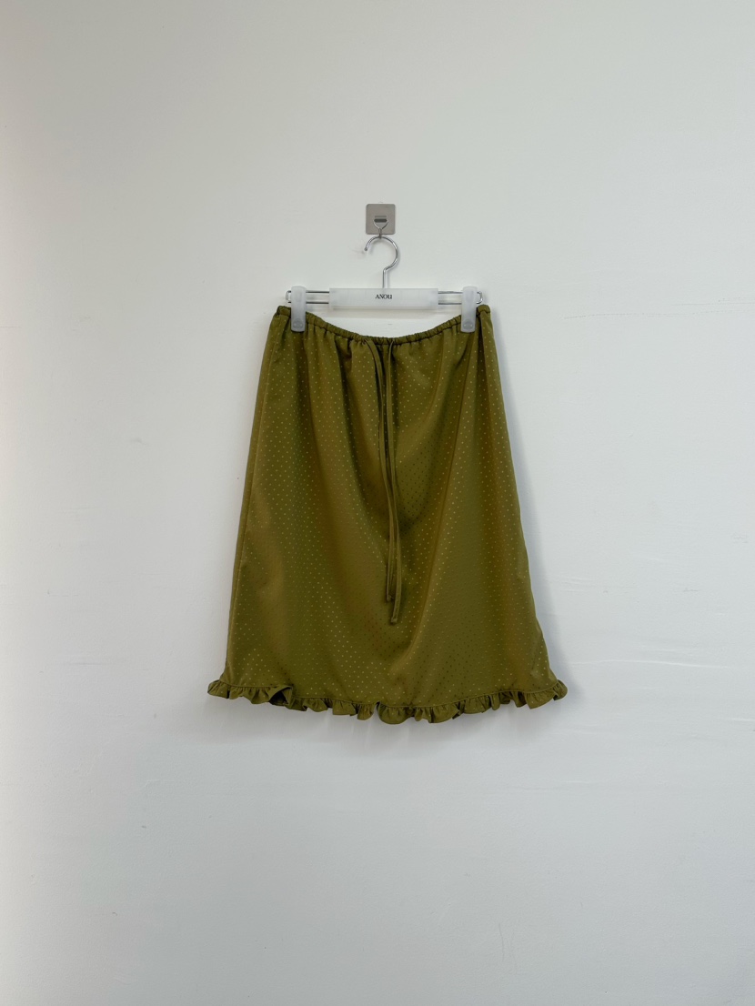 ANOU韓國東大門代購女裝新款推薦休閑時尚26春夏半身裙中短裙ANOU半身裙/中短裙圖色2