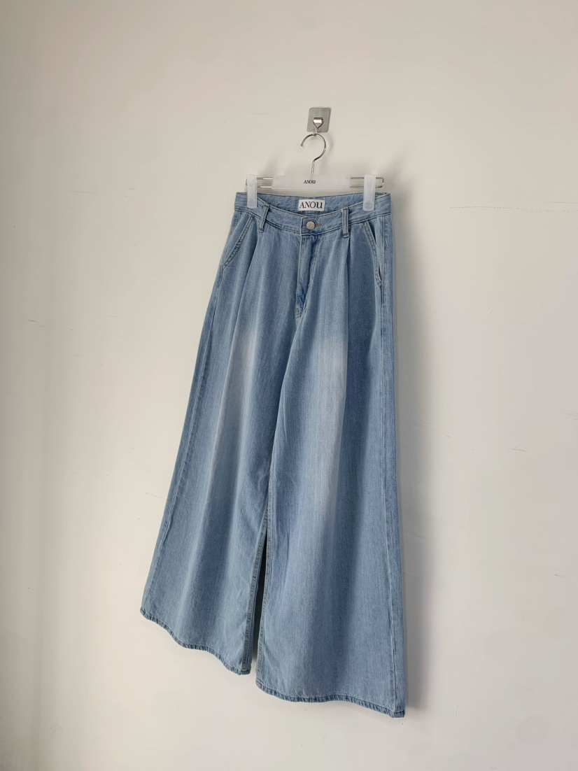 ANOU韓國東大門直郵女士新款時尚熱賣26春夏休閑職業牛仔褲ANOU牛仔褲