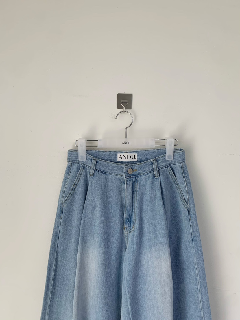 ANOU韓國東大門直郵女士新款時尚熱賣26春夏休閑職業牛仔褲ANOU牛仔褲