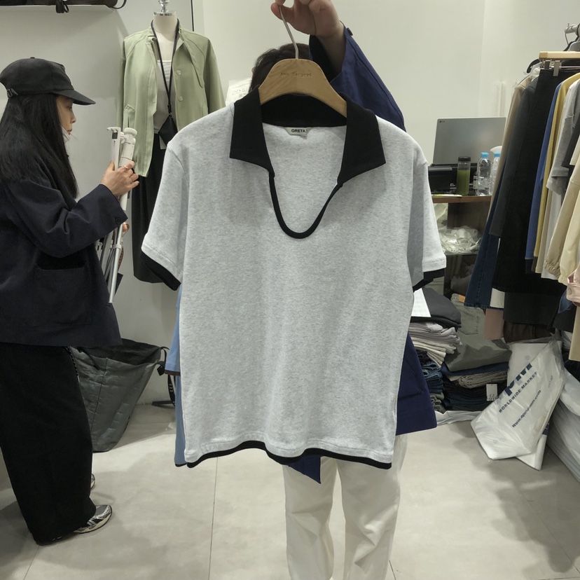 ANN MARGRET韓國東大門直郵女裝新款時尚T恤GRETA.YT恤圖色1