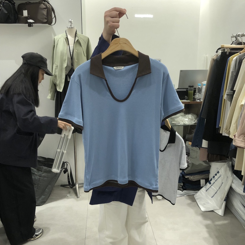 ANN MARGRET韓國東大門直郵女裝新款時尚T恤GRETA.YT恤圖色2