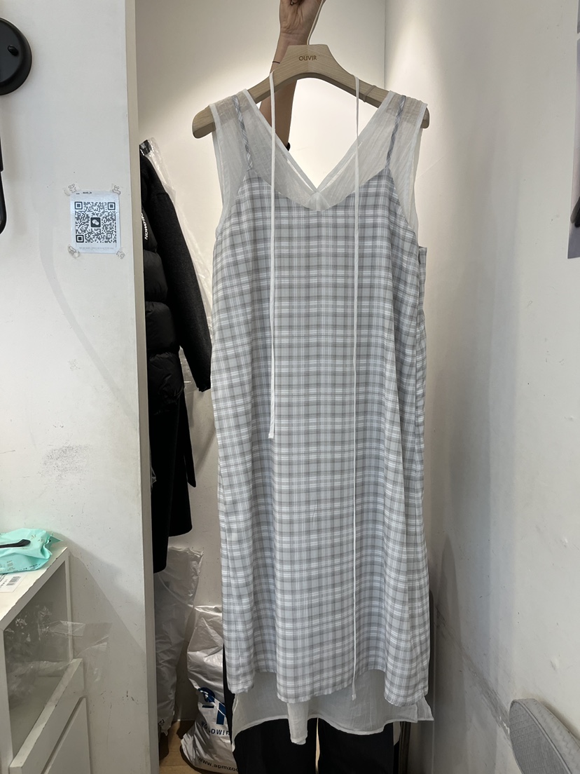 OUVIR韓國東大門代購女裝新款推薦人氣熱賣連衣裙假兩件雙層O.V.R/OUVIR連衣裙圖色2