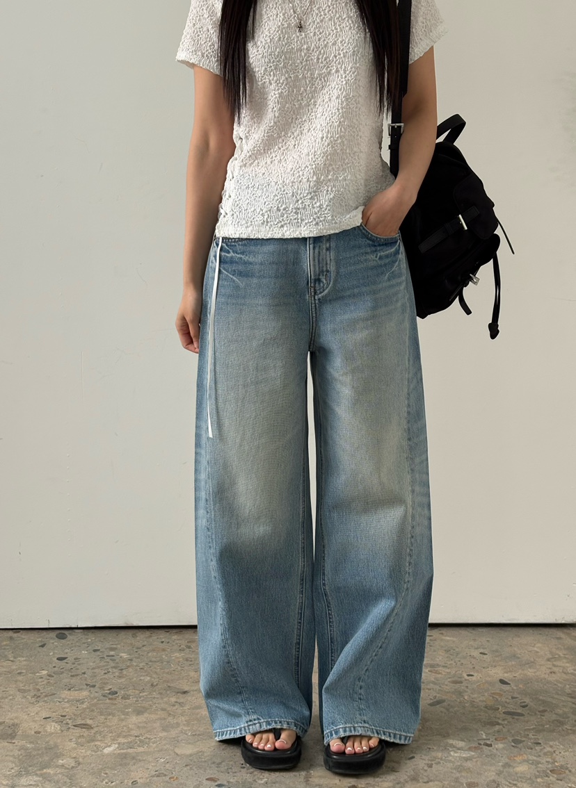 Verbena韓國直郵女士新品人氣推薦26春夏休閑熱賣職業牛仔褲Verbena牛仔褲