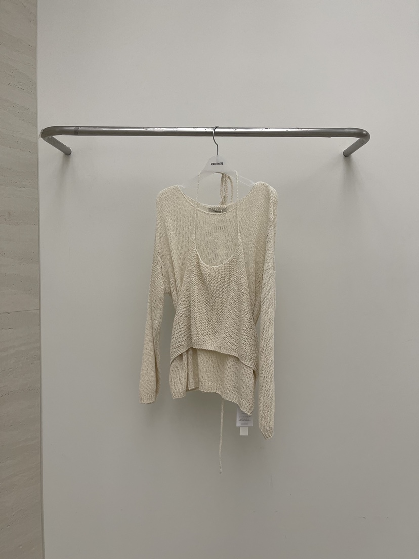 ATMOSPHERE韓國代購女裝新品推薦熱賣人氣休閑時尚26春夏套裝ATMOSPHERE/BLING套裝圖色2