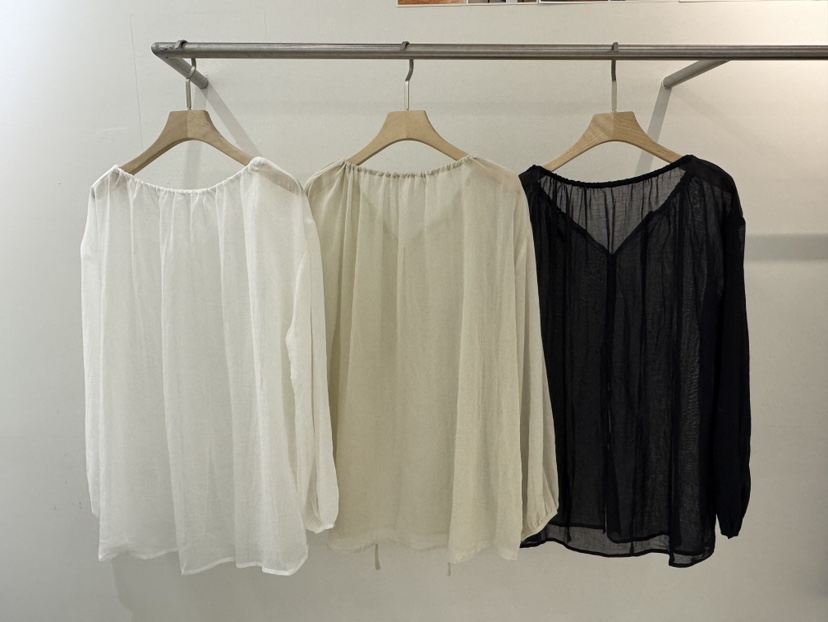 WEAUE SELVAGE韓國直郵女裝新款26春夏推薦人氣襯衫蕾絲衫Weave Selvage襯衫/蕾絲衫