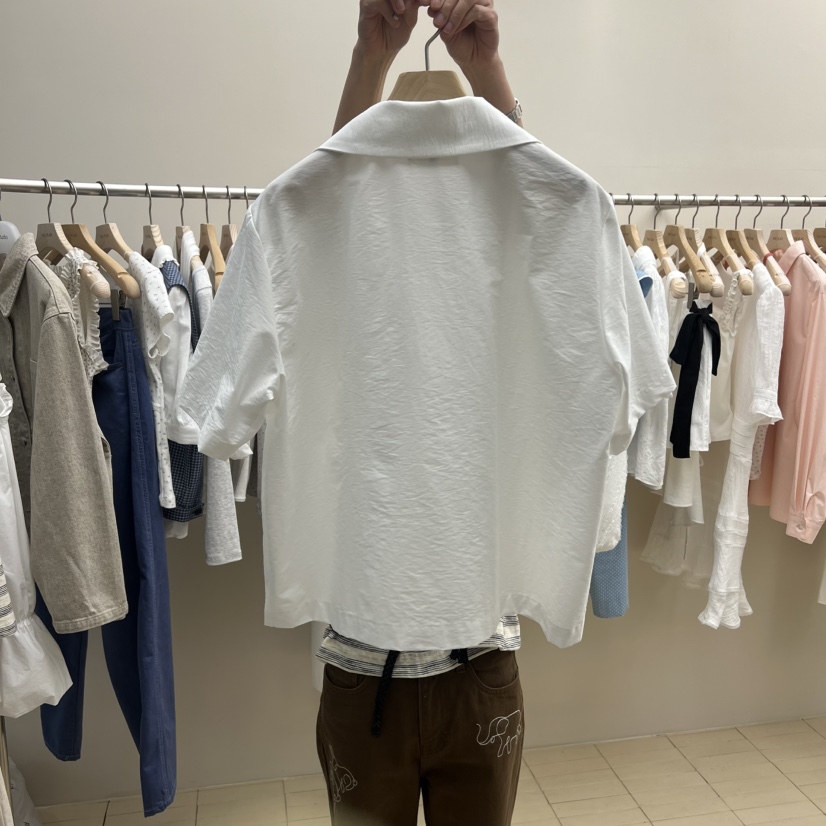 THEPLAN韓國東大門代購女士新款職業推薦26春夏襯衫蕾絲衫THE PLAN襯衫/蕾絲衫