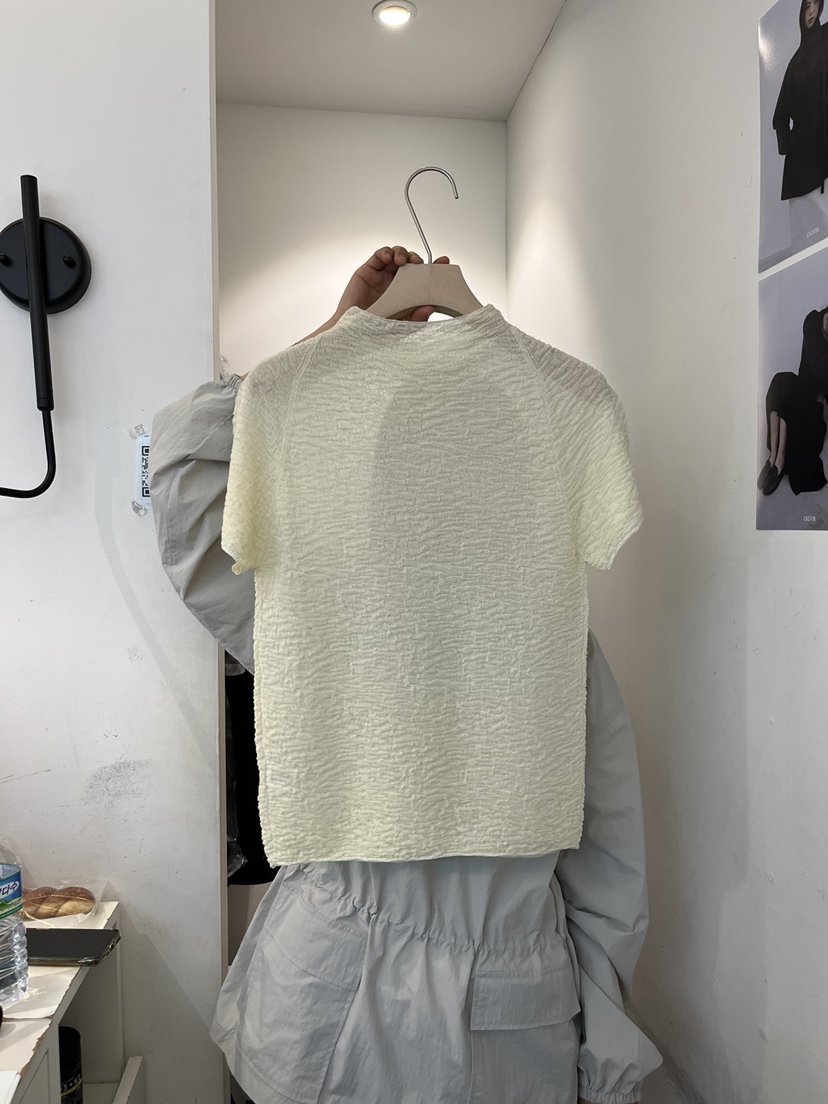 OUVIR韓國直郵女士新款休閑熱賣推薦26春夏人氣針織衫褶皺O.V.R/OUVIR針織衫