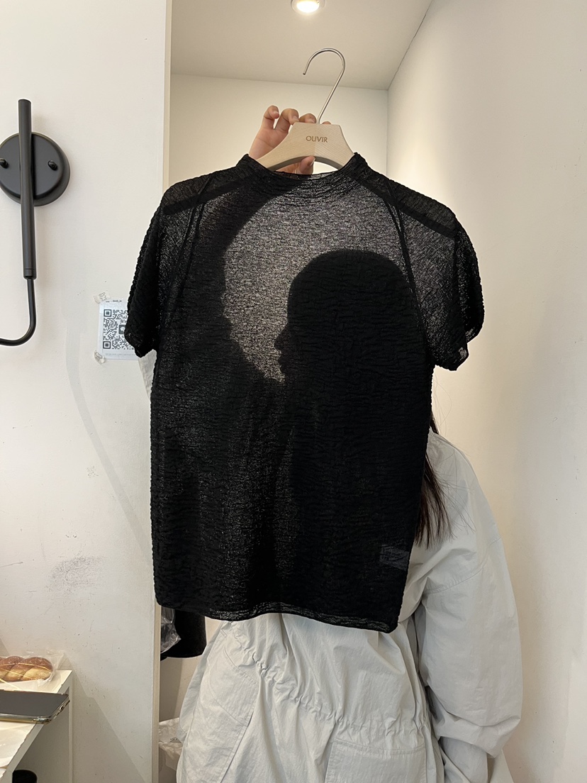 OUVIR韓國直郵女士新款休閑熱賣推薦26春夏人氣針織衫褶皺O.V.R/OUVIR針織衫圖色5
