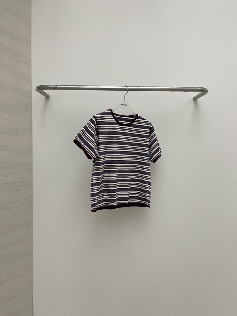 ATMOSPHERE韓國直郵實拍女士新款26春夏人氣推薦職業時尚T恤ATMOSPHERE/BLINGT恤圖色3