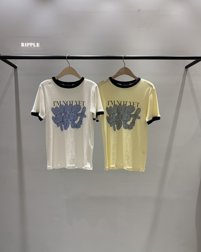 RIPPLE-P韓國直郵實拍女裝新款職業休閑時尚人氣26春夏T恤RIPPLE-PT恤