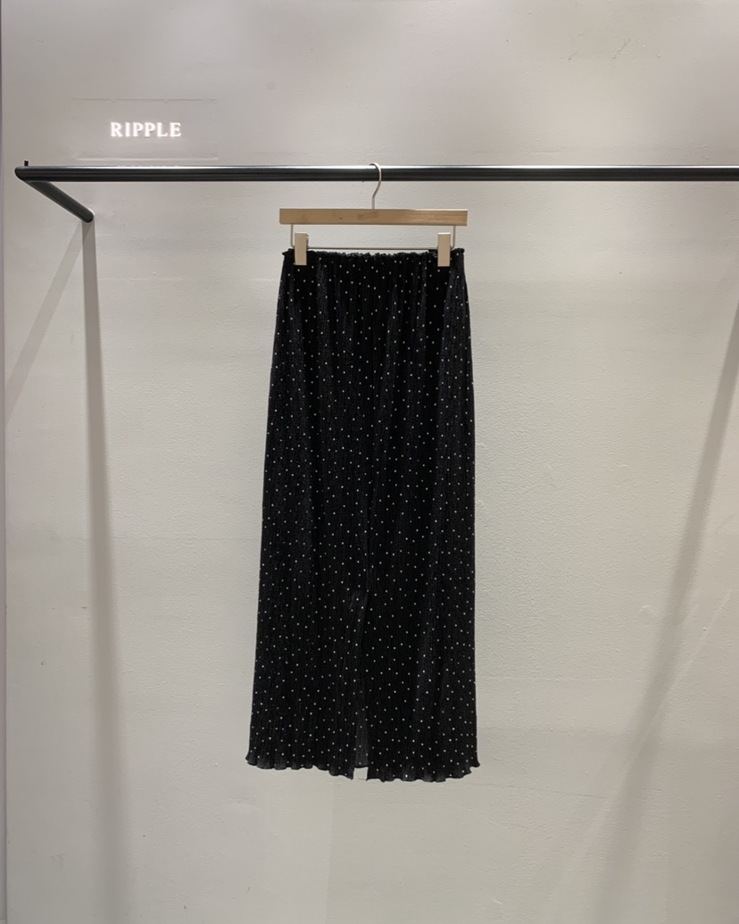 RIPPLE-P韓國代購女士新品休閑推薦職業26春夏熱賣長裙褶皺RIPPLE-P長裙