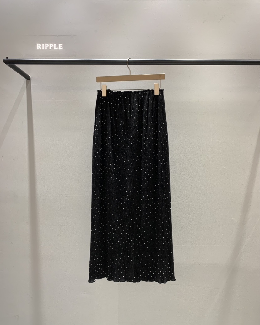 RIPPLE-P韓國代購女士新品休閑推薦職業26春夏熱賣長裙褶皺RIPPLE-P長裙圖色2