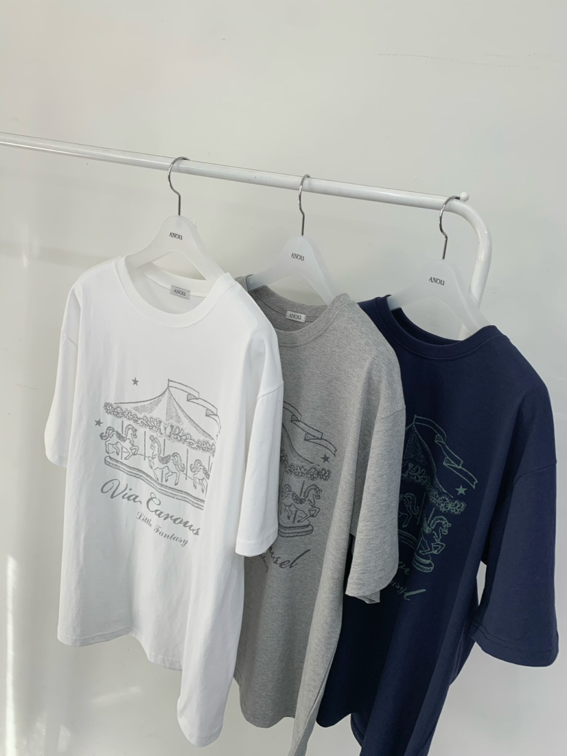 ANOU韓國代購女裝新款時尚休閑職業26春夏人氣推薦熱賣T恤ANOUT恤