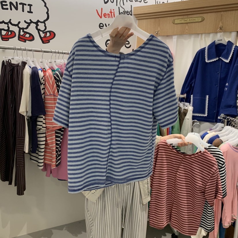 VENTI韓國代購女裝新品熱賣推薦休閑時尚職業人氣26春夏T恤VENTIT恤